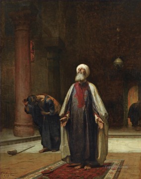 Árabe Painting - LA ORACIÓN Frederick Arthur Bridgman Árabe